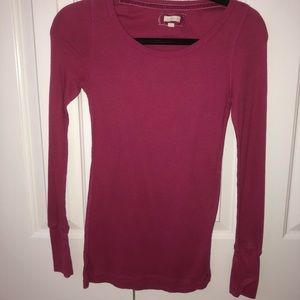 Aerie Long Sleeve Waffle Top